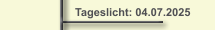 Tageslicht: 04.07.2025