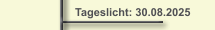 Tageslicht: 26.08.2025
